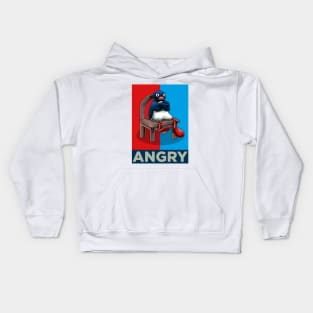 Angry Pinguin Meme Kids Hoodie